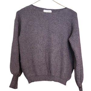 Maglione PINCH manica a sbuffo ritagliato, grigio, manica a tre quarti taglia S small - Foto 1 di 12