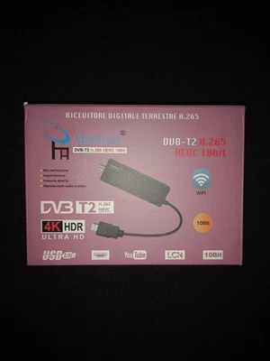 Haohsat T2 Pro - DVB-T2 Digital TV Stick- USB* WIFI* Hevc 10Bit H.265 4K HDR UHD - Bild 1 von 4