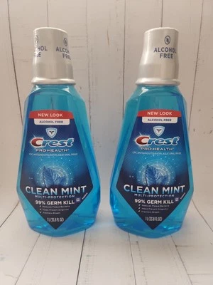 (Pack of 2) Crest Pro-Health Multi-Protection Clean Mint Oral Rinse, 33.8 fl oz - Image 1 of 2