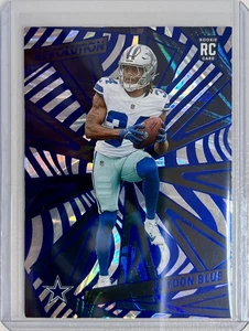 2025 Revolution Jaydon Blue #214 Swirl Blue 61/99 Color Match Dallas Cowboys NFL - Bild 1 von 3