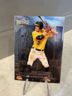 Jackson Holliday Skybox Metal Universe Champions 2022 Retro. Baltimore Orioles ￼ - Image 1 of 2