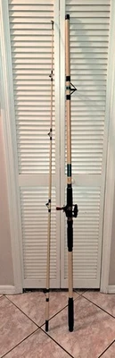 12' Silstar Crystal Power Tip Fishing Rod 1202SFM w/ Penn no. 85 Fishing Reel - Image 1 of 4