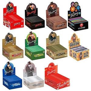 Smoking 50 x 33  King Size Papers K.S. Blättchen Zigarettenpapier Longpapers - Bild 1 von 11