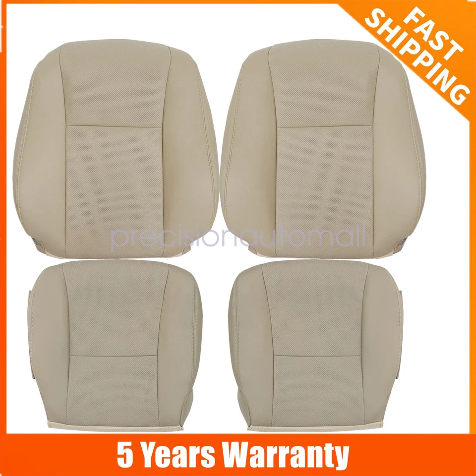 Perforated Front Bottom & Back Seat Cover Tan For 2007-2012 Lexus LS460 LS600h Foto 1 de 4