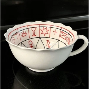 Wahrsager Teetasse Porzellan - Bild 1 von 7
