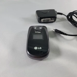 LG VN150 Flip Phone Gray Verizon Tested Working Phone ChargCord - Picture 1 of 11