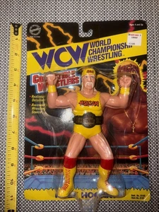Vintage Hulk Hogan 1994 WCW Collectible Wrestlers The Original TOYMAKERS SanFran - Picture 1 of 10