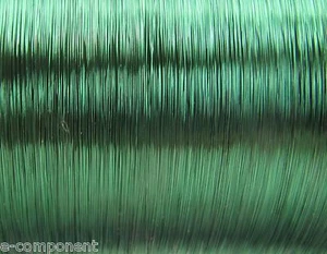 Filo di Rame Smaltato Verde Saldabile per elettronica 0,25mm (2 Metri) - Picture 1 of 1