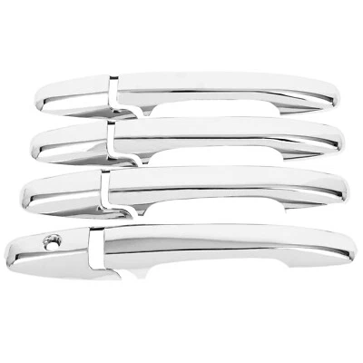 For 2006-11 Honda Civic Sedan 4x Front Rear Left Right Door Handle Cover Chrome Foto 1 de 4