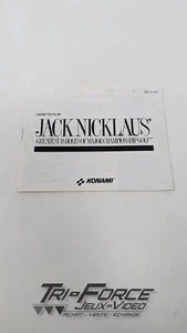 Jack Nicklaus Golf Nintendo NES Manual Instructions Booklet - Bild 1 von 1