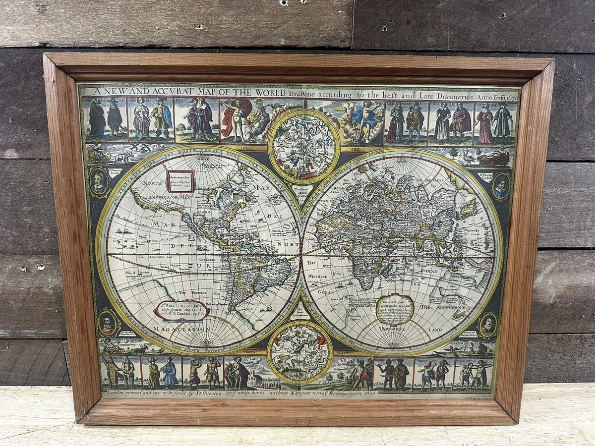 1950-1959 日期范围复制古董地图、地图册、地球仪| eBay