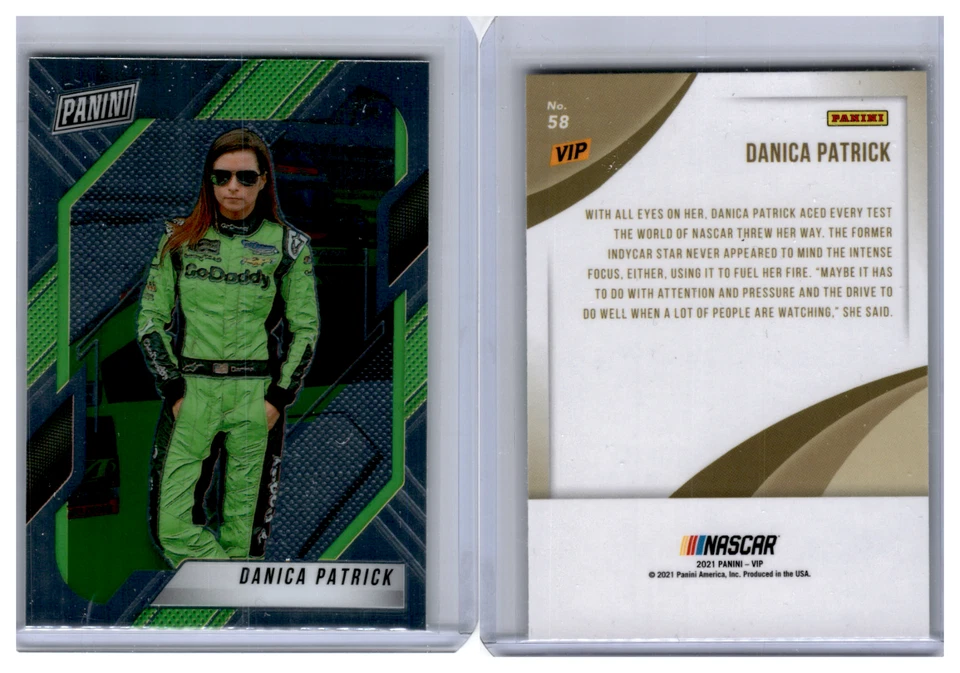 2022 Panini National 2021 VIP Gold Pack Prizm Base Danica Patrick - Image 1 of 1