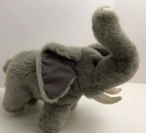 Juguete de peluche Ganz gris elefante 1996 CH1626 12" - Imagen 1 de 8