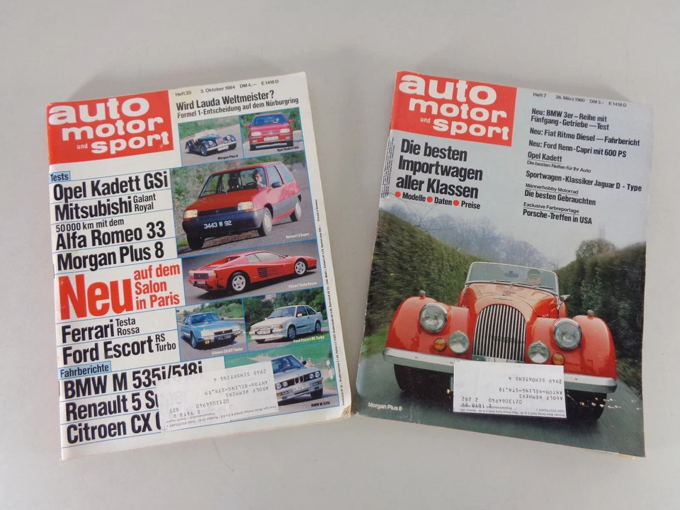Testberichte/Magazine Circa Il Morgan Plus 8 8 Stand 03/1980 - 10/1984 - Immagine 1 di 1