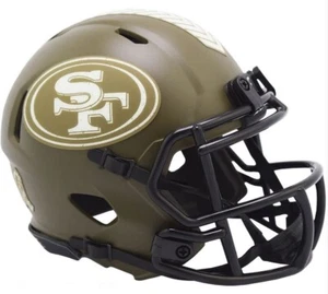 San Francisco 49ers NFL Salute to Service Speed Mini Helmet - Picture 1 of 1