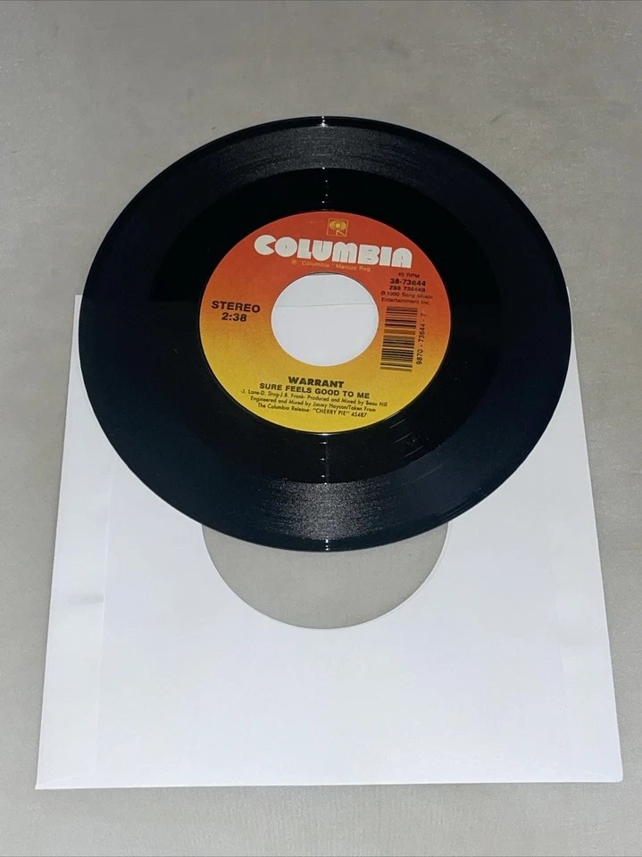 Warrant Uncle Tom's Cabin / Sure Feels Good To Me 45. Columbia 38-73644 - Image 1 of 1