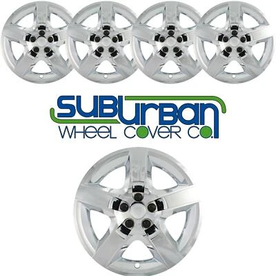 👀 FITS 2007-2010 Saturn Aura # 435-17C 17" Chrome Hubcaps Wheel Covers SET/4 ✅ - Image 1 of 4