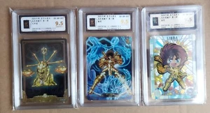 3 Saint Seiya CCG Karte - Waage Dohko SS-AR-007,QR-007,UR-007 (chinesisch) Kayou 9,5 - Bild 1 von 7