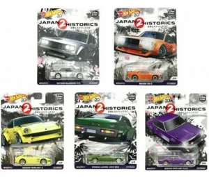 Juego de 2 autos Hot Wheels Japan Historics - Imagen 1 de 1