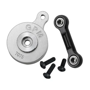NEW GPM Alum 7075 Direct Mount Servo Saver 23T Spline w/ Fix Link Silver for ARR - Picture 1 of 2