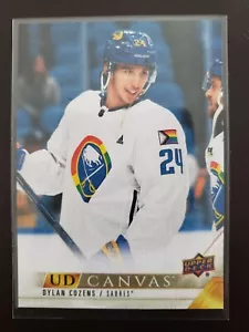 2022-23 Dylan Cozens UD Canvas Upper Deck Series 1 Hockey Buffalo Sabres - Picture 1 of 2