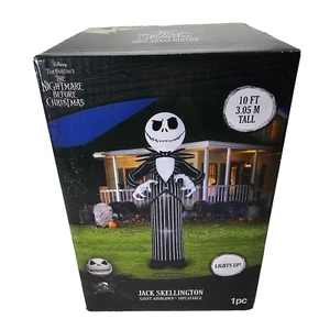 Disney Nightmare Before Christmas 10-ft Jack Skellington Airblown Inflatable NEW - Picture 1 of 5
