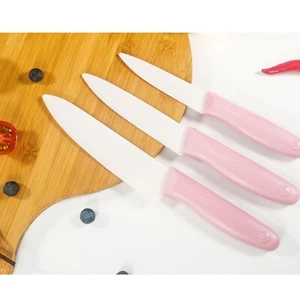 Kitchen Ceramic Knife Set 4" 5" 6" with Base for Precision Slicing and Cooking - Picture 1 of 4