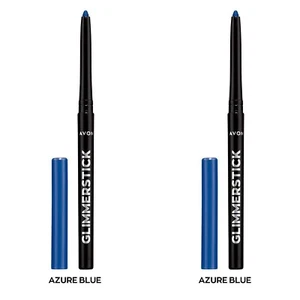 NEW Avon Glimmerstick Retractable Eyeliner - AZURE BLUE 0.28 g / SET OF 2 - Picture 1 of 12