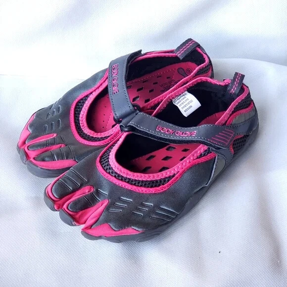 Body Glove 3 Zapatos Descalzos para Correr Agua 6 Rosa Gris Bodyglove Foto 1 de 4
