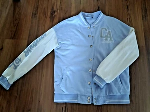 Collegejacke C&A Mädchen Größe 158/164 hellblau weiß sehr guter Zustand - Bild 1 von 1