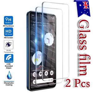 2X For Google Pixel 5A 6A 7A 8A 4A 3A 6 7 4 3 XL Tempered Glass Screen Protector - Picture 1 of 25