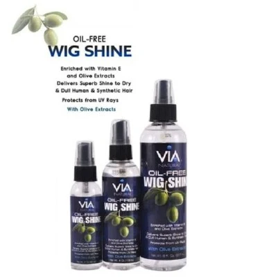 VIA Naturals ölfreier Perückenglanz mit Olivenextrakten