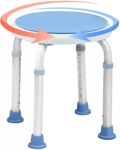 Duschhocker Duschstuhl 36-51cm Höhenverstellbar 360° Drehbar Badsitz Duschhilfe - Bild 1 von 8