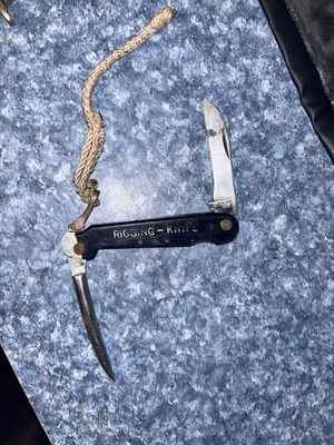 Vintage Rigging Knife Hi-Carbon Stainless Steel & Brass • Sailing Boating Marine - Image 1 of 4