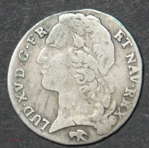 (USA) LOUIS XV 1/10 ECU 1770 D LYON TB+, lartdesgents.fr p1396 - Picture 1 of 2