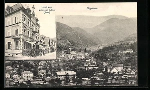 Ansichtskarte Oppenau, Hotel zum goldenen Adler, Totalansicht  - Picture 1 of 2