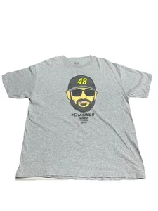 Hendrick Motorsports NASCAR Tshirt Mens XL Chasing 8 #48 Vintage Single Stitch - Picture 1 of 8