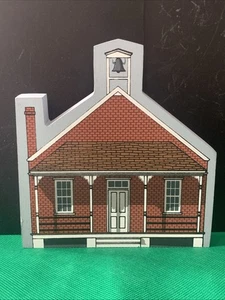 Vintage Cat's Meow Wood Conestoga PA East Centre School Circa 1840 - Picture 1 of 7