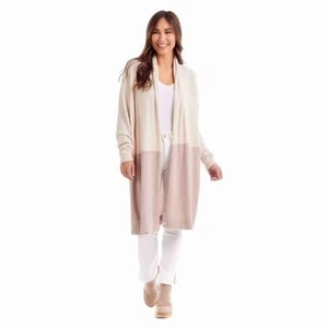 Mud Pie Pip Color Block Cardigan S M SOFT & COZY Big Front Pockets - Picture 1 of 8