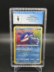 Kyogre 2021 Shining Fates 021/072 Amazing Rare Graded Pokemon Karte CGC 9 - Bild 1 von 2