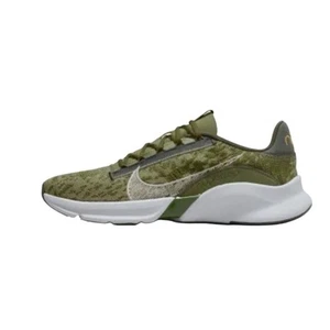 Nike SuperRep Go 3 Flyknit Green Khaki Training Shoes Sneakers Men Size US 7 - Picture 1 of 16