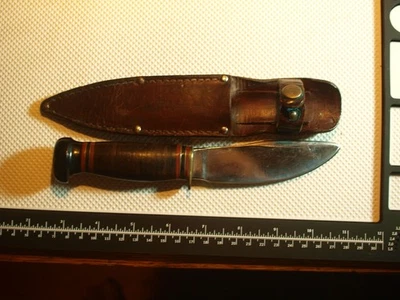 Cuchillo artesanal vintage de canicas Gladstone Michigan EE. UU. Foto 1 de 4