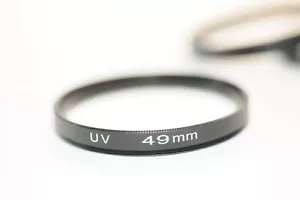 49mm UV clear filter USED for Canon Sigma Pentax Sony lens - Picture 1 of 4