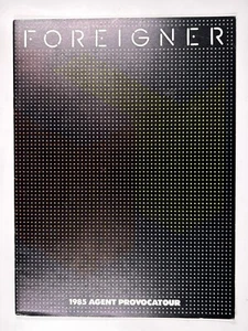 Foreigner Mick Jones Lou Gramm Programme Original Agent Provocatour Tour 1985 - Picture 1 of 15