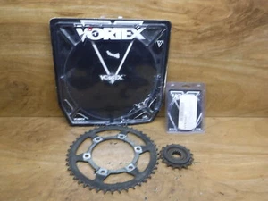 VORTEX FRONT REAR SPROCKET SPROCKETS PAIR 435CZB-47 NICE FAST SHIPPING !!@@!! - Picture 1 of 12