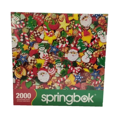 Springbok Puzzle Biscuits de Noel 2000 Pc 2011 Edition NIB - Christmas Cookies  - Image 1 of 4
