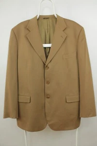 Vintage Fendi Loro Piana Camel Wool/Cashmere Sport Coat Blazer Jacket Men's 58 - Picture 1 of 10