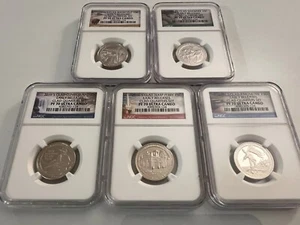 2016-S CLAD NATIONAL PARK QUARTER SET "EARLY RELEASE" NGC PF70 ULTRA CAMEO - Picture 1 of 4