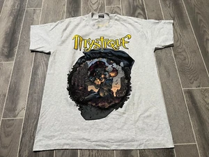 Rare Mask and Disguise Mystique X-men Marvel Comic Shirt Rare Grey FOTL TAG! - Picture 1 of 5