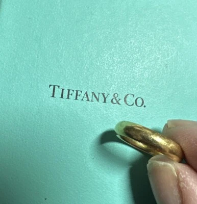 蒂芙尼 Forever 18k 婚礼戒指 Tiffany & Co-size 7 出品 — 第 1/4 张图片